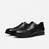 DREAMBOX Handmade Horsehide Trainer Shoes – Lightweight, Breathable British Vintage Casual Sneakers for Men173603