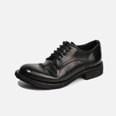 DREAMBOX Vibram 고급 코도반(말 엉덩이 가죽) 소재의 수제 제작 구디이어 웰트 비브람 솔 남성 비즈니스 데르비 캐주얼 가죽 구두 8001L-2G