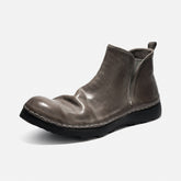 DreamBox Premium Shell Cordovan Chelsea Boots – Handmade British-Style Leather Ankle Boots21254-8