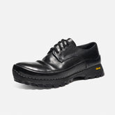 DreamBox Men’s Horsehide Retro Sneakers – Vibram Non-Slip Outdoor Casual Shoes80039