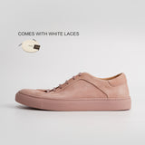 DB0020-1 HORSEHIDE CASUAL WHITE SNEAKERS