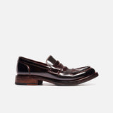 ZH008-7 Vibram HORSEHIDE LEATHER SHOES, BREATHABLE, HANDMADE LOAFERS