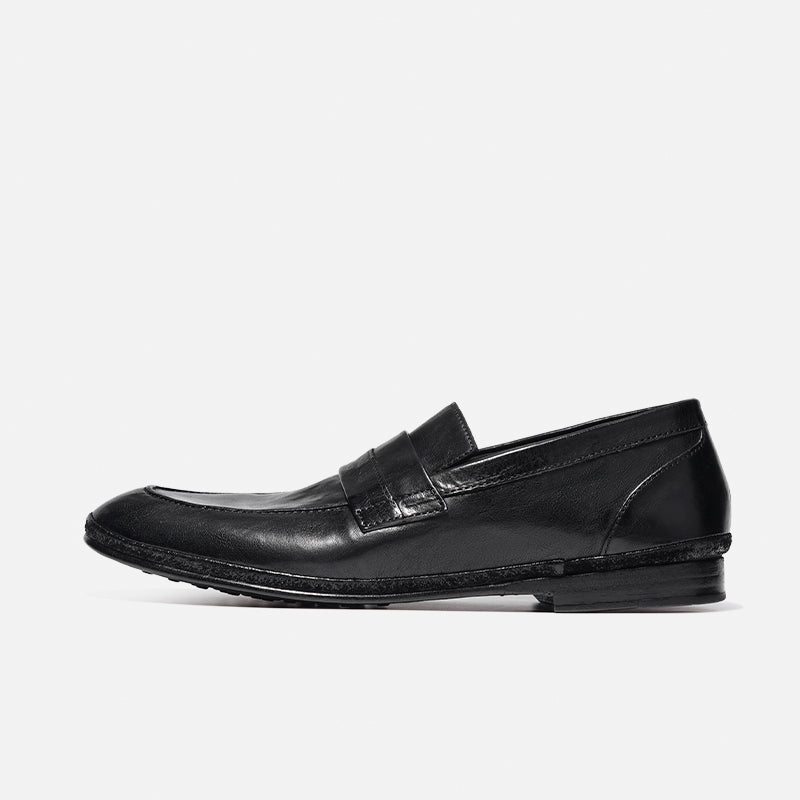 DreamBox Men’s Genuine Leather Loafers – Lightweight, Breathable Slip-On Shoes173101