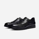 DREAMBOX Handmade Horsehide Trainer Shoes – Lightweight, Breathable British Vintage Casual Sneakers for Men173603