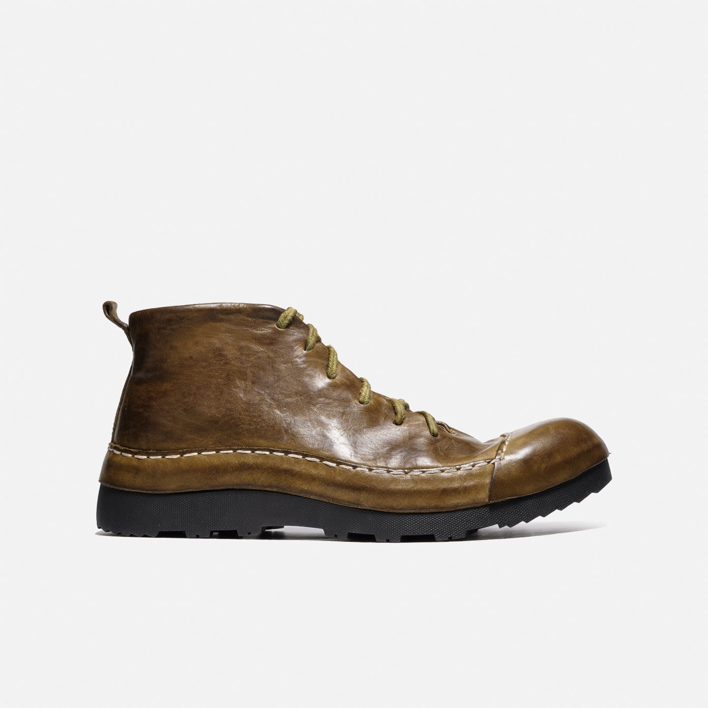 DreamBox Men’s Washed Horsehide High-Top Shoes – Breathable & Comfortable Casual Ankle Boots21254-2