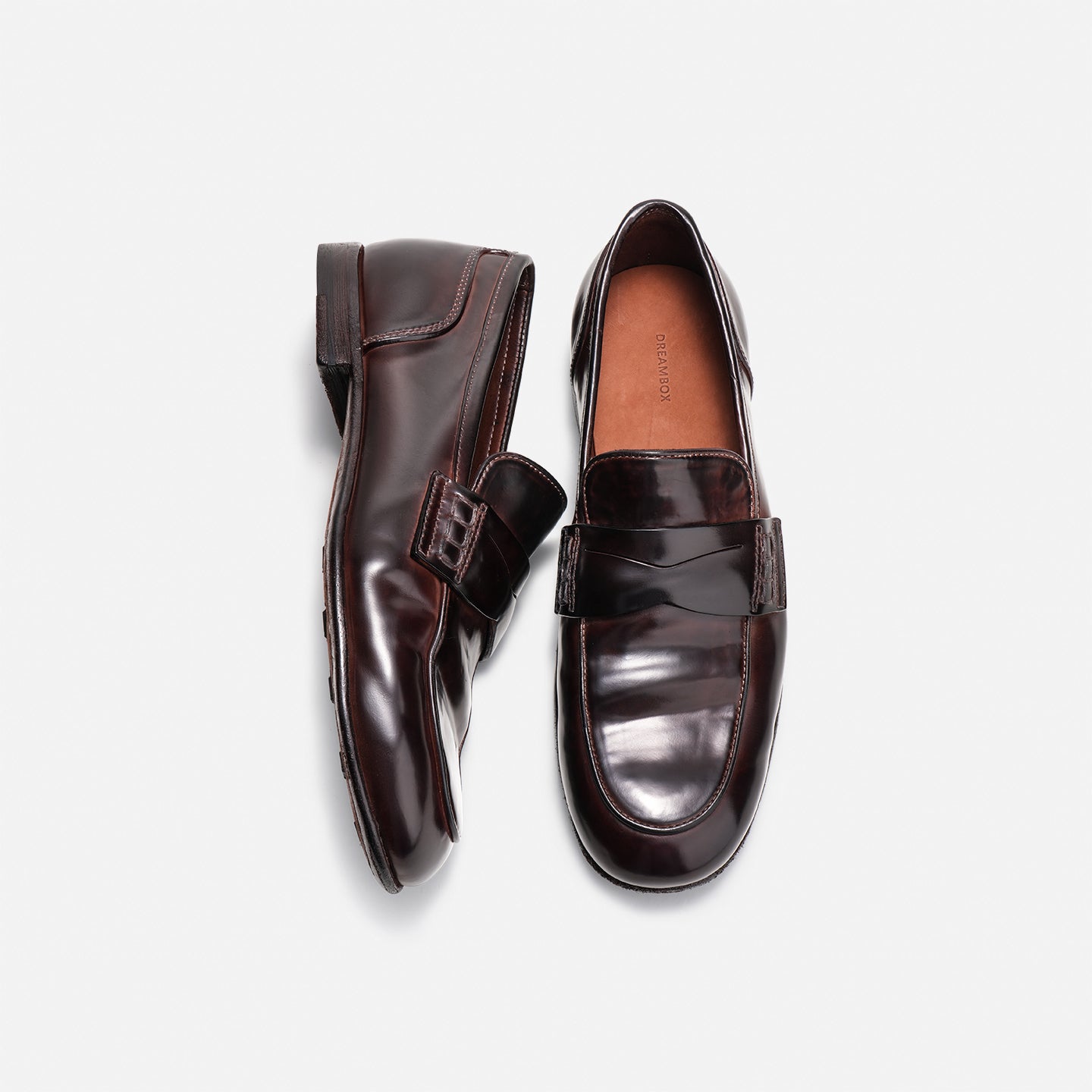 6610 Vibram HORSEHIDE BREATHABLE CASUAL LEATHER SHOES, THIN AND COMFORTABLE LOAFERS