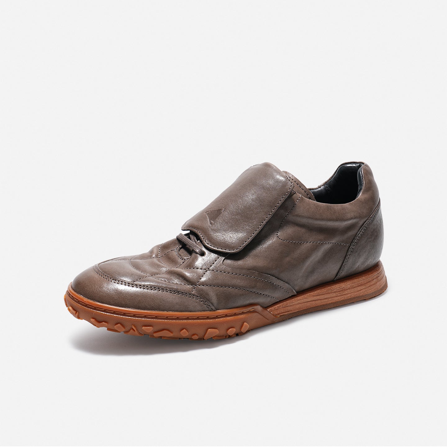 DREAMBOX Women’s Washed Horse Leather German Trainer Sneakers – Comfortable, Breathable & Versatile Casual Shoes WM185602