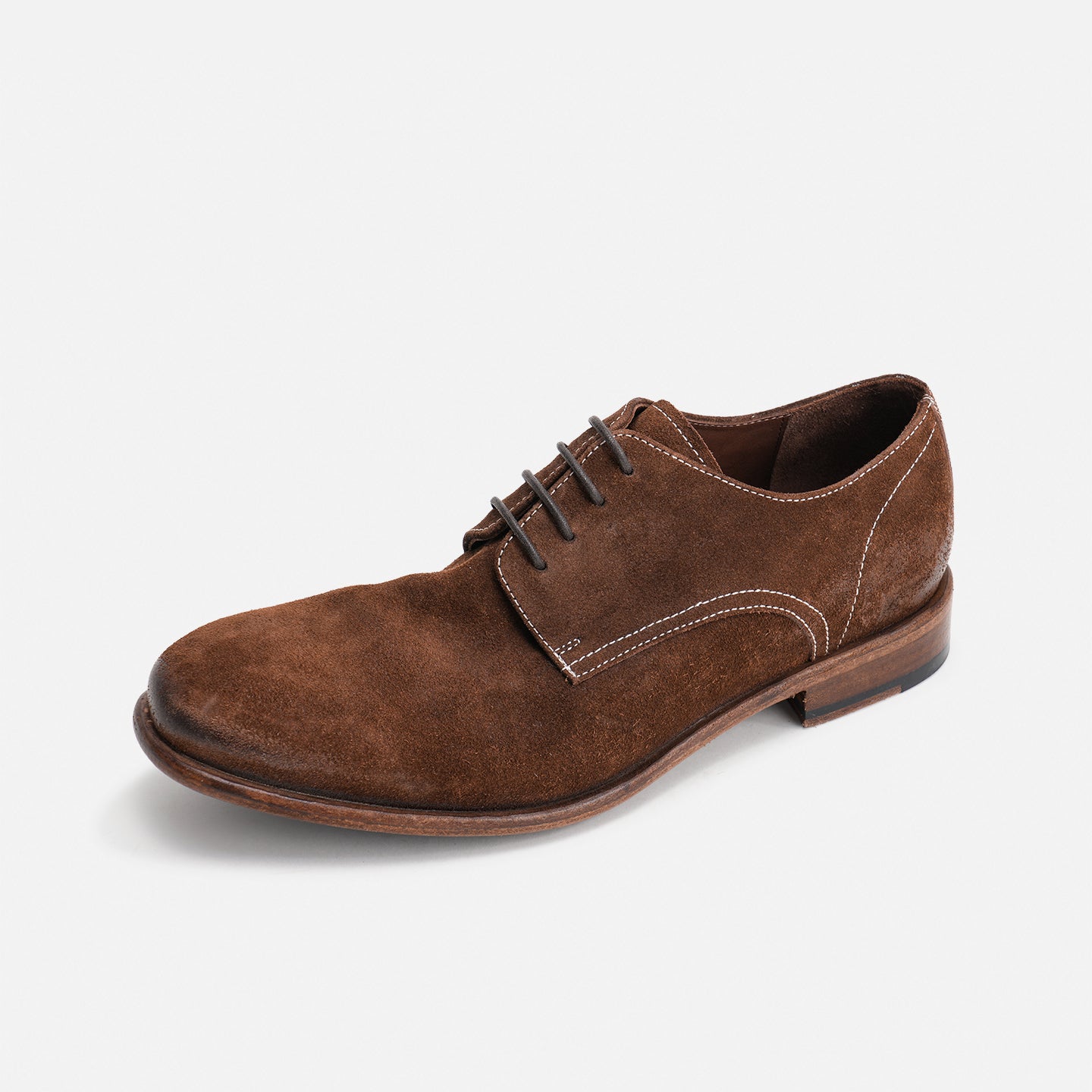 183601 MEN'S STONE-WASHED DERBY CASUAL SNEAKERS, COMFORTABLE TO WEAR AND BREATHABLE
