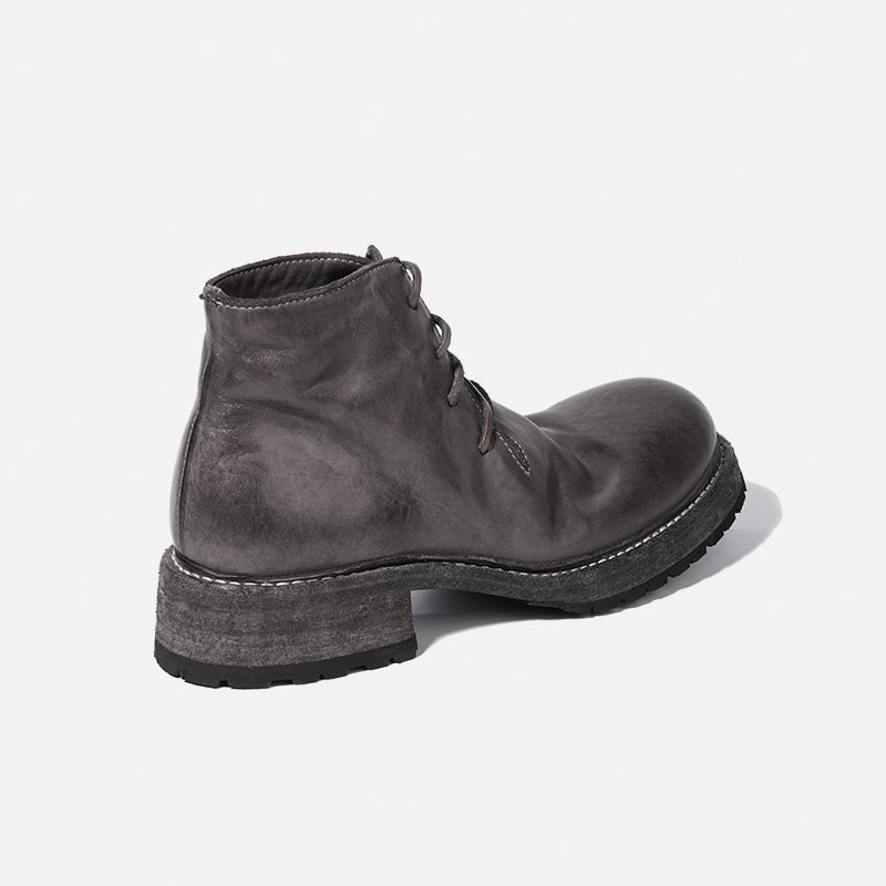DreamBox Men’s Horsehide Desert Boots – Vibram® Non-Slip, Goodyear Welted Handmade Leather Boots10792-1