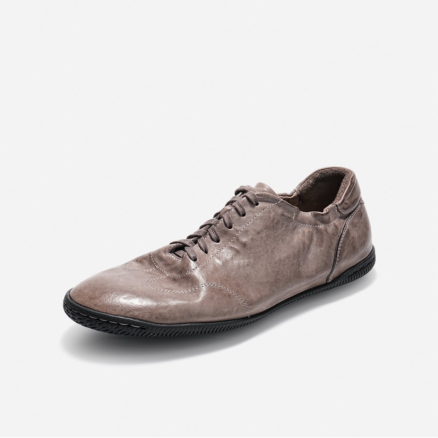 DREAMBOX Women's Kangaroo Leather German Trainer Sneakers – Lightweight Soft Leather Casual Shoes with Flexible Sole for Fall WM26410