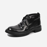 DreamBox Men’s Shell Cordovan Boots – Handmade Goodyear Welted British-Style Leather Boots8017-17