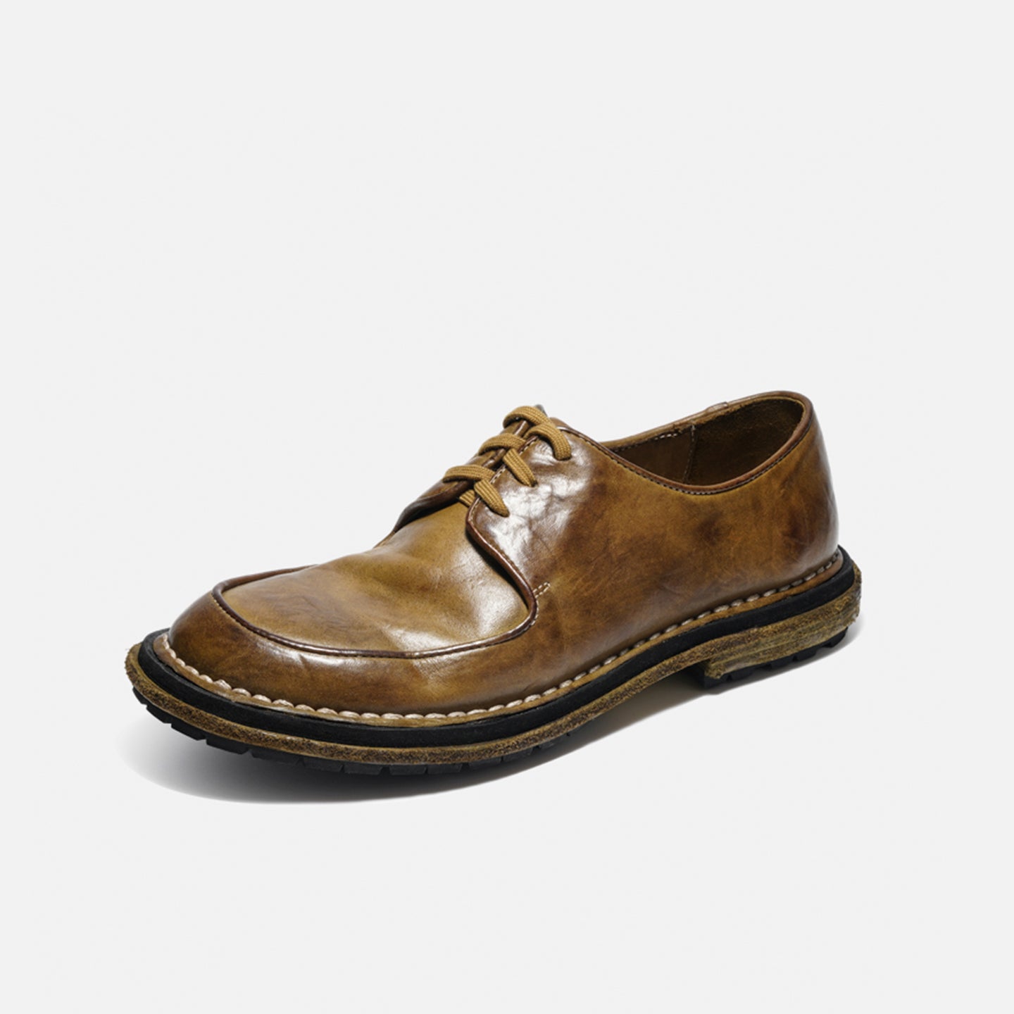 32901 BREATHABLE STONE WASHED COWHIDE CASUAL MEN'S SHOE