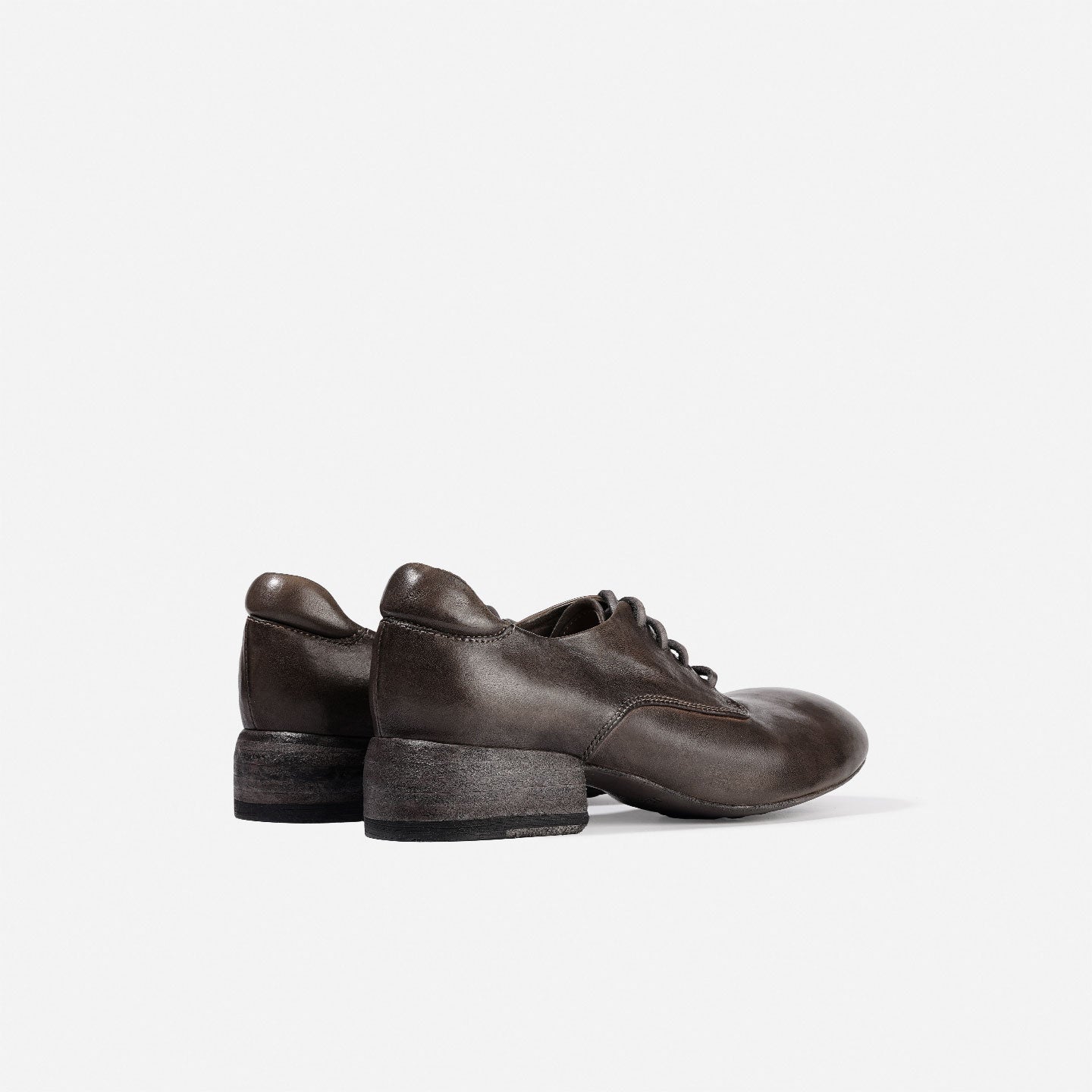 DREAMBOX Women’s Washed Horse Leather Derby Shoes – Premium British Vintage Leather Shoes WM2529-1