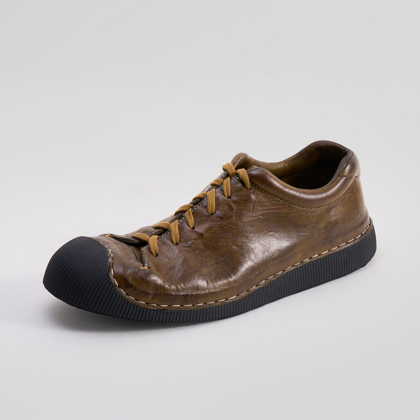 2946-11 WASHED HORSE LEATHER CASUAL SKATE SHOES