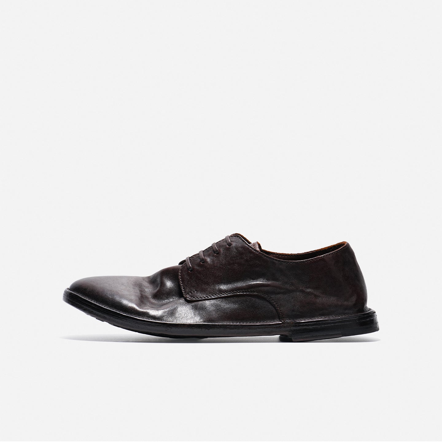 DREAMBOX Washed Horse Leather Minimalist Casual Shoes – Lightweight Breathable Low-Profile Derby Shoes for Fall WM184401
