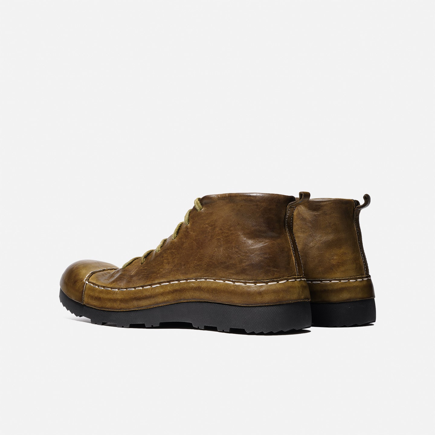DreamBox Men’s Washed Horsehide High-Top Shoes – Breathable & Comfortable Casual Ankle Boots21254-2