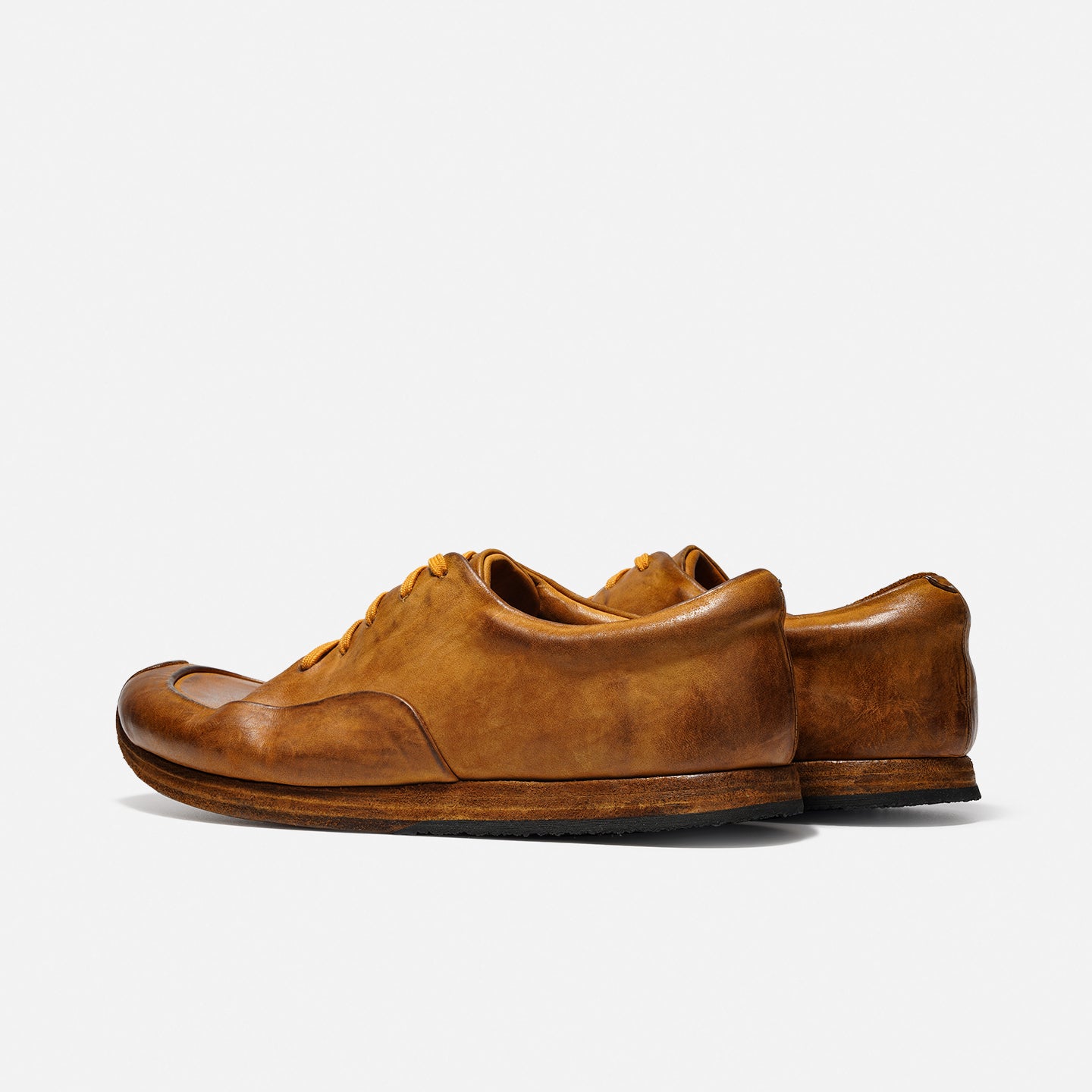 DreamBox Men’s Washed Horsehide Sneakers – Handmade, Breathable & Comfortable Casual Shoes1637-1
