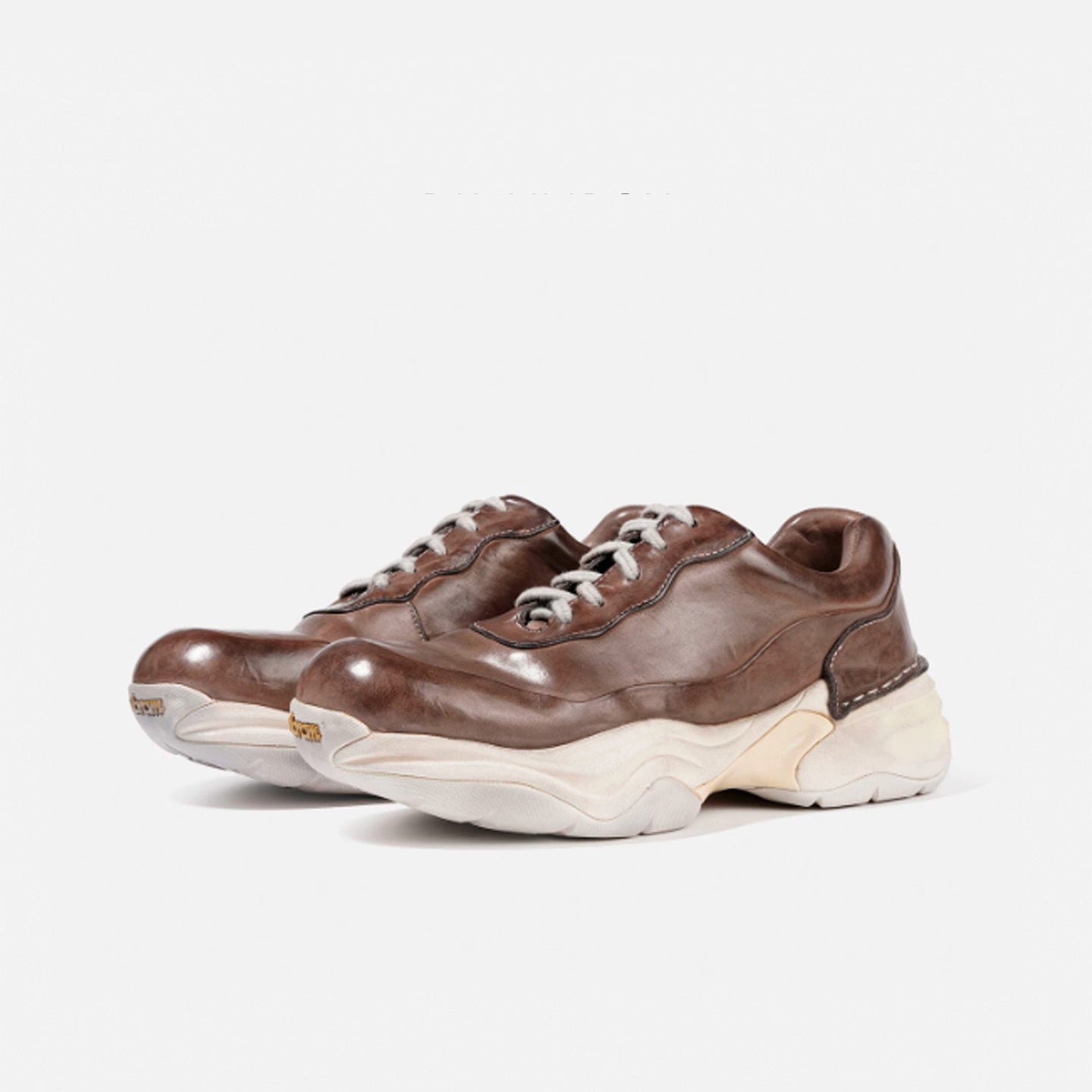 1878-1A HORSEHIDE CHUNKY SOLE DAD SNEAKERS