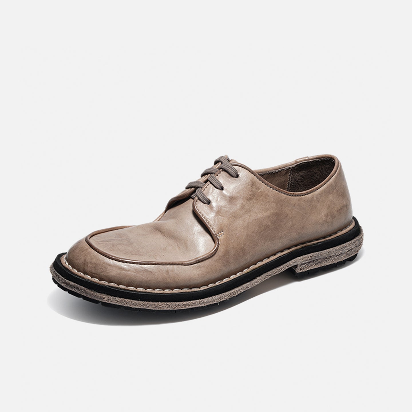 32901 BREATHABLE STONE WASHED COWHIDE CASUAL MEN'S SHOE
