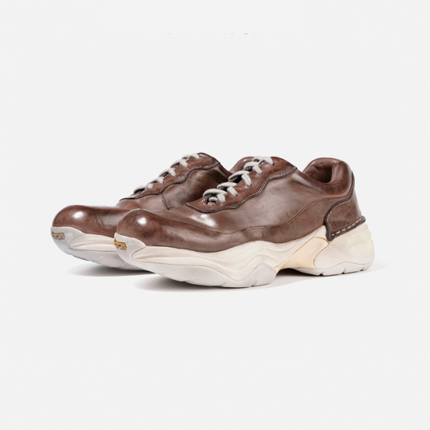 1878-1A HORSEHIDE CHUNKY SOLE DAD SNEAKERS