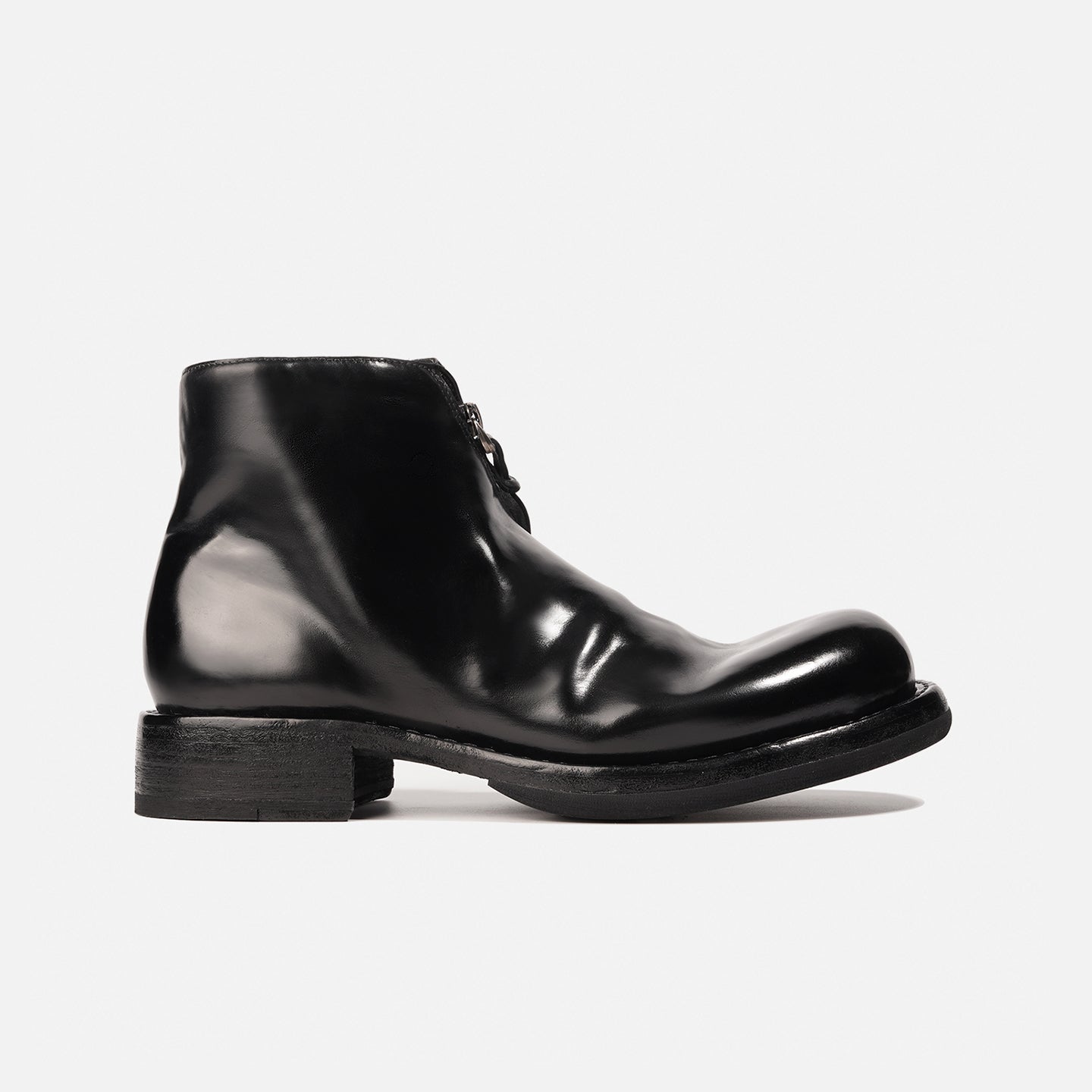 1079-20 Vibram HIGH-END HORSEHIDE MEN'S BOOTS GOODYEAR WELT CHELSEA BOOTS WITH SIDE ZIPPER