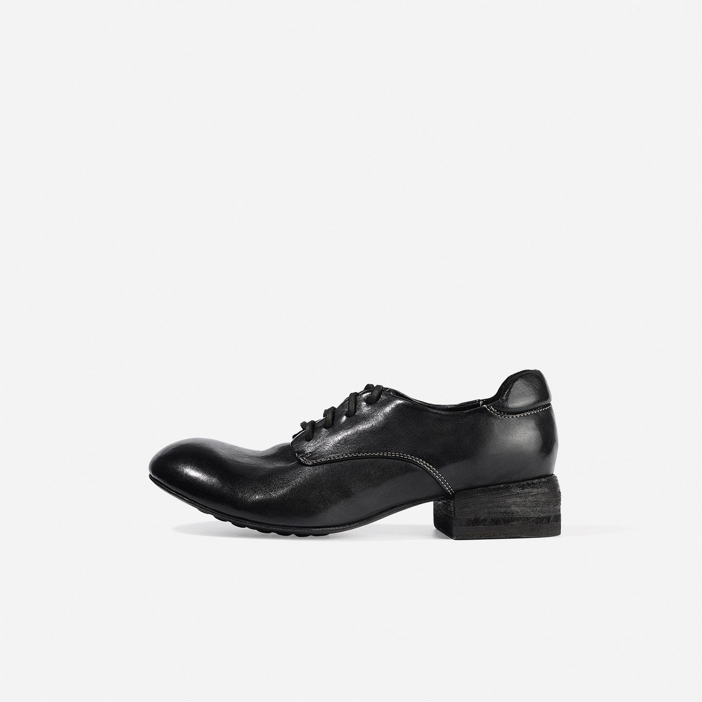 DREAMBOX Women’s Washed Horse Leather Derby Shoes – Premium British Vintage Leather Shoes WM2529-1