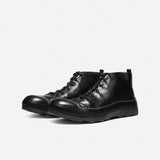 DreamBox Men’s Washed Horsehide High-Top Shoes – Breathable & Comfortable Casual Ankle Boots21254-2
