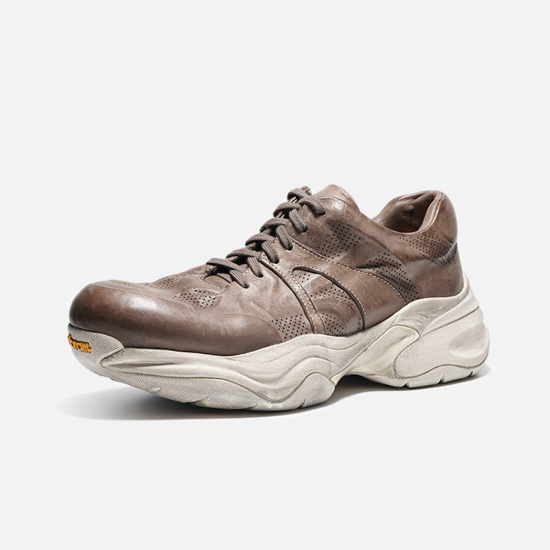 1819-1 PERFORATED BREATHABLE DAD SNEAKERS