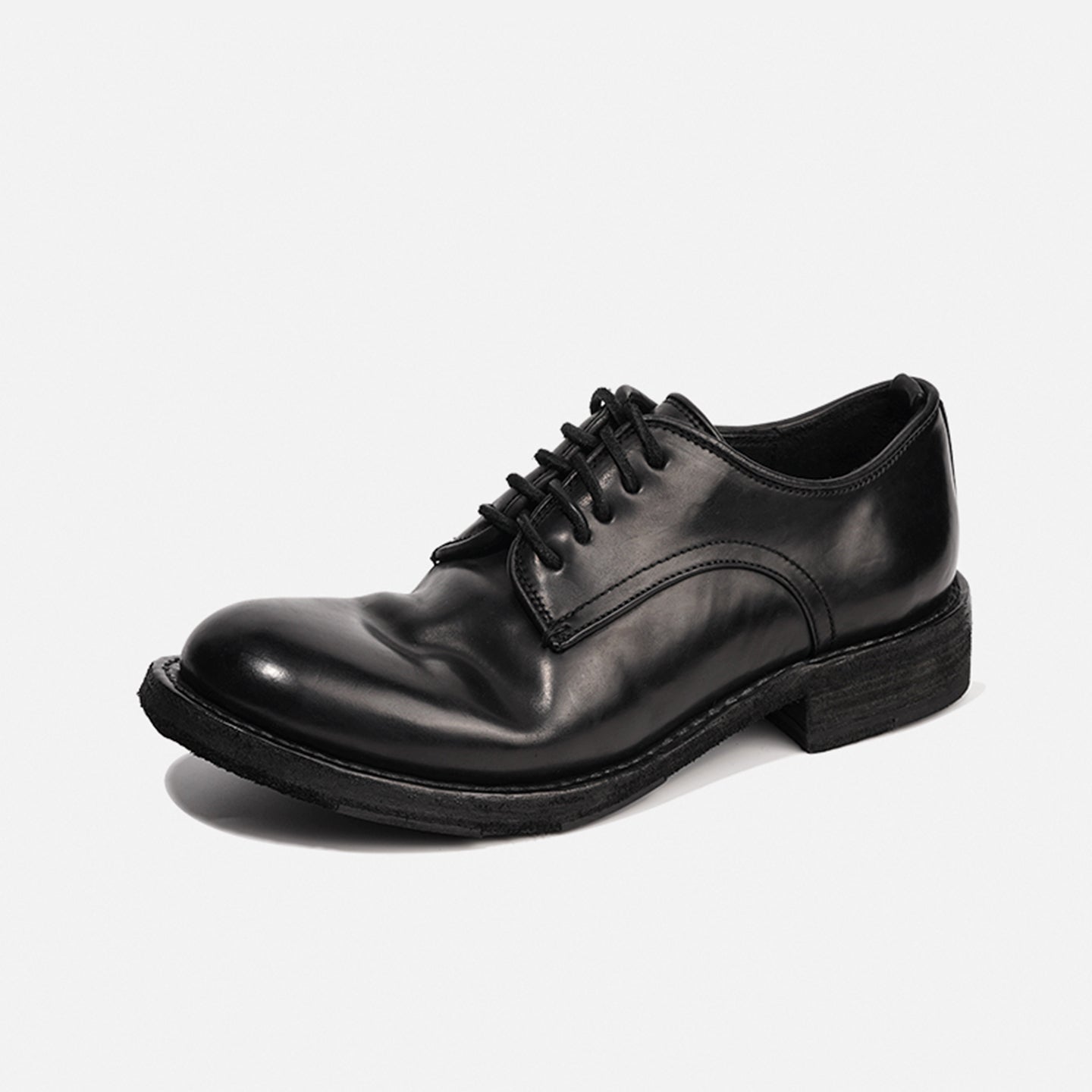 DREAMBOX Vibram 고급 코도반(말 엉덩이 가죽) 소재의 수제 제작 구디이어 웰트 비브람 솔 남성 비즈니스 데르비 캐주얼 가죽 구두 8001L-2G