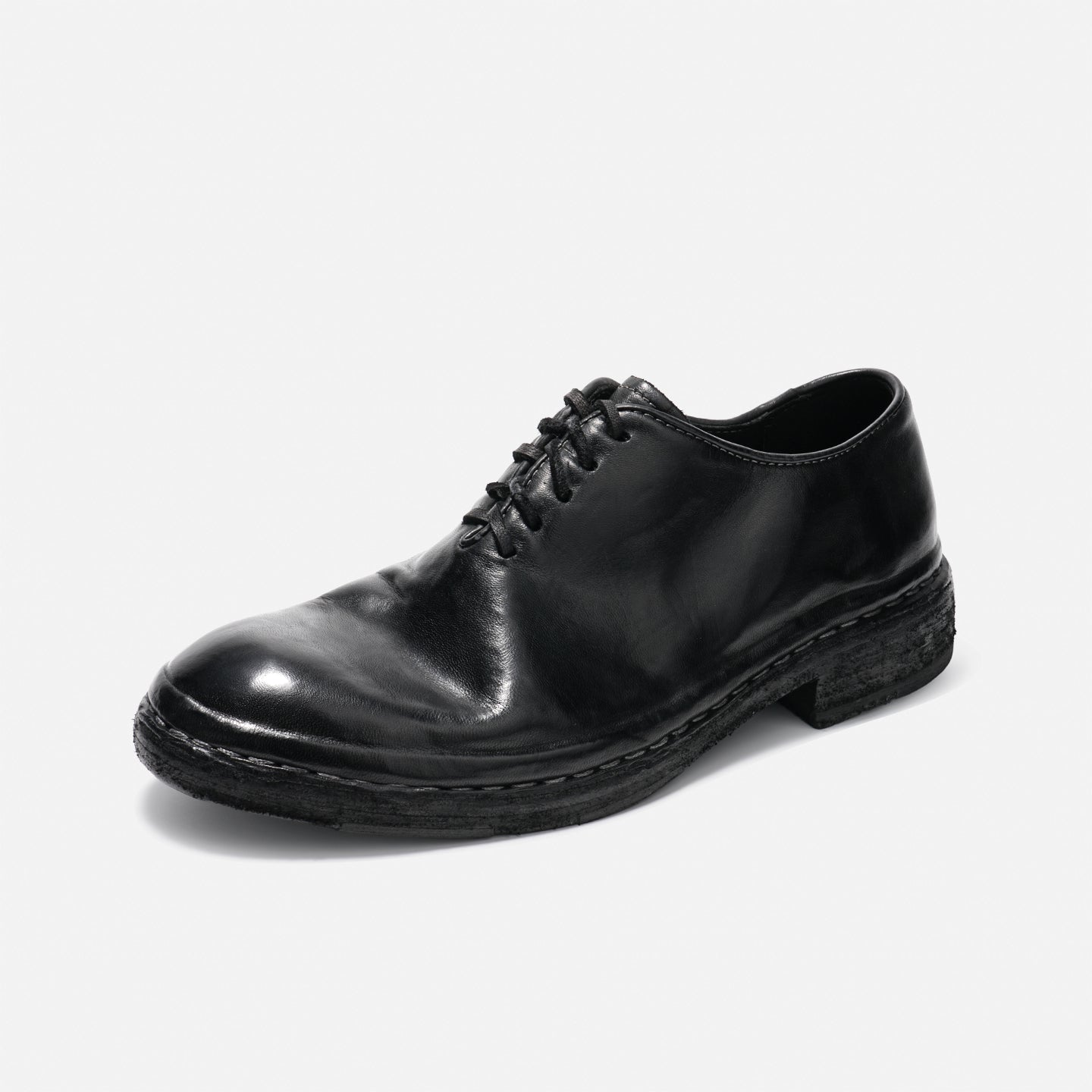 DREAMBOX Men’s Minimalist Vibram Horsehide Oxford Shoes – Handmade Leather Business & Casual Shoes 6914-1M
