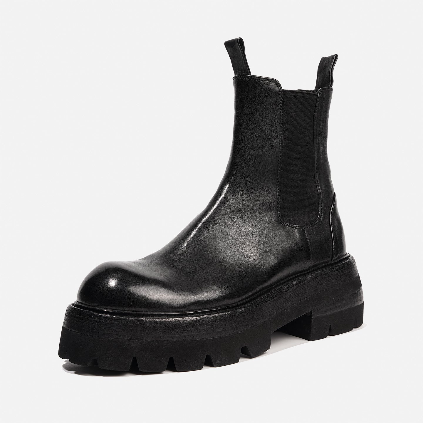 DREAMBOX Men’s Horsehide Chelsea Boots – Handmade Italian XL Foam Sole 154212