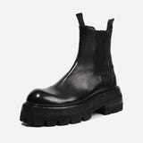 DREAMBOX Men’s Horsehide Chelsea Boots – Handmade Italian XL Foam Sole 154212