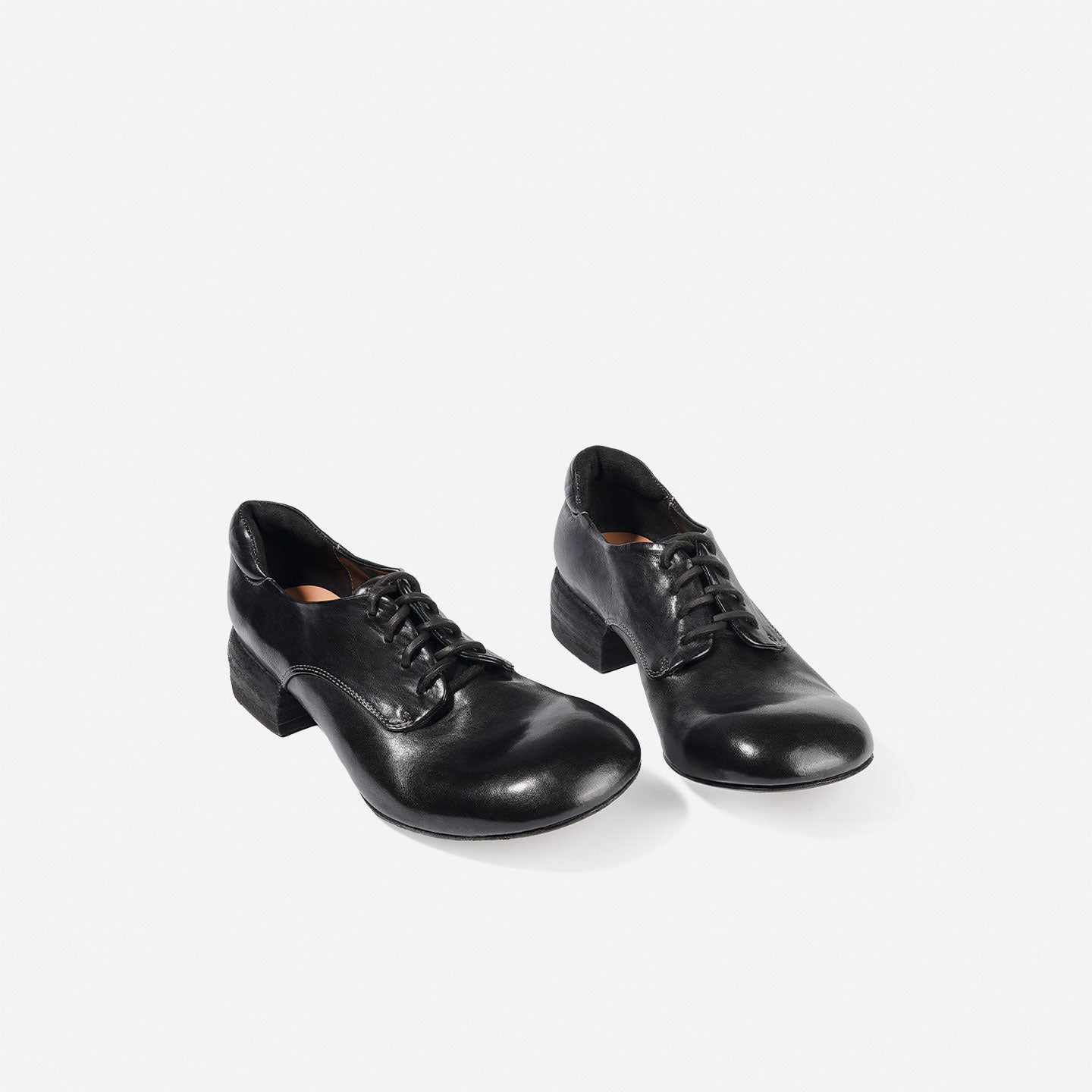 DREAMBOX Women’s Washed Horse Leather Derby Shoes – Premium British Vintage Leather Shoes WM2529-1