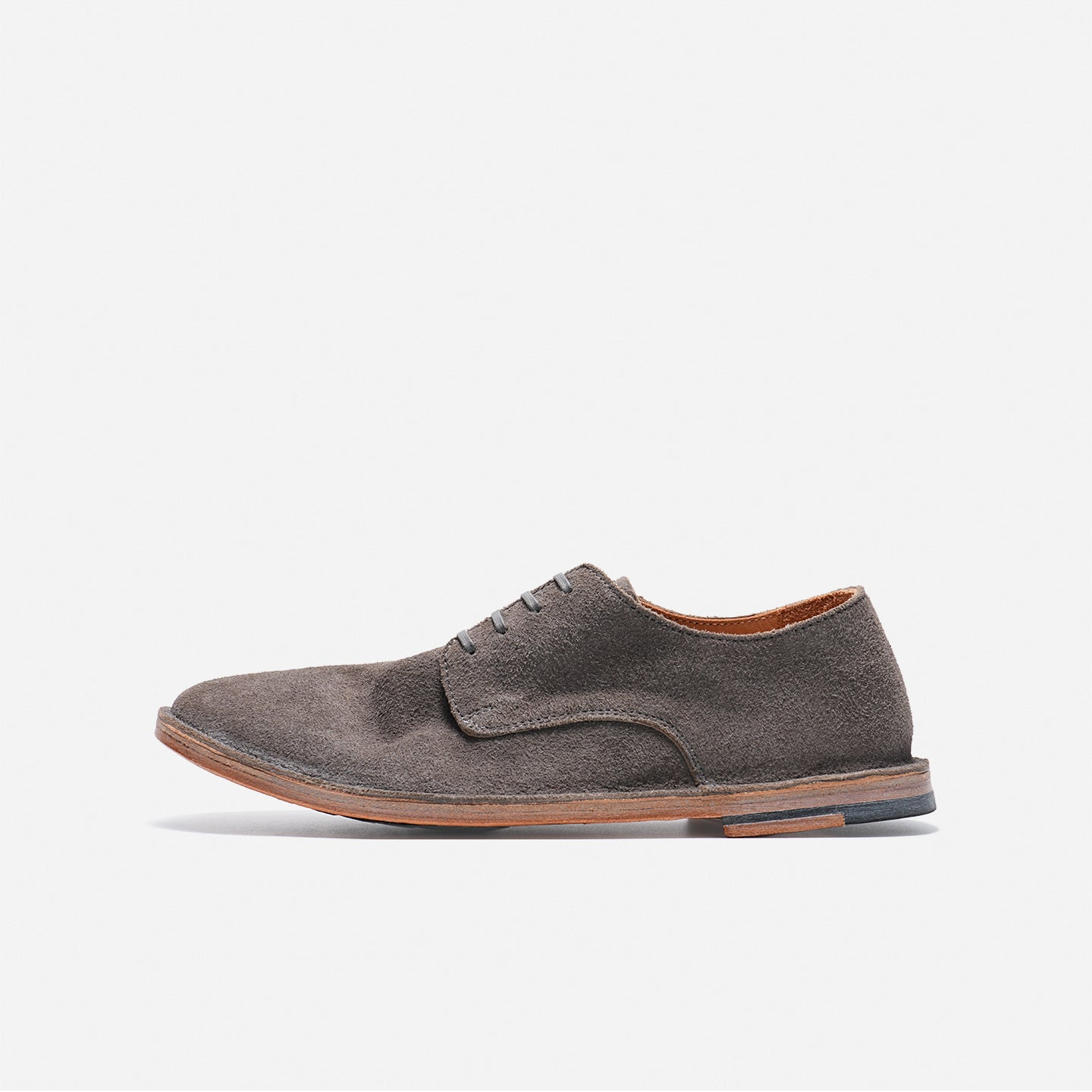 DREAMBOX Washed Horse Leather Minimalist Casual Shoes – Lightweight Breathable Low-Profile Derby Shoes for Fall WM184401