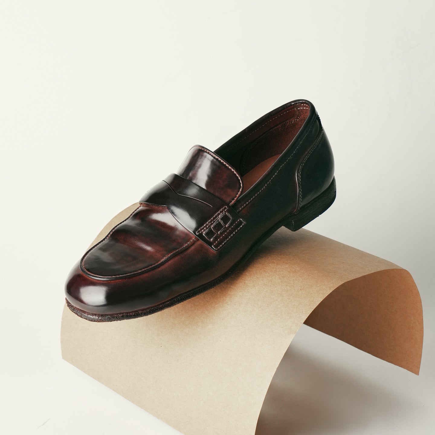 6610 Vibram HORSEHIDE BREATHABLE CASUAL LEATHER SHOES, THIN AND COMFORTABLE LOAFERS