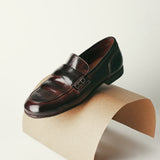 6610 Vibram HORSEHIDE BREATHABLE CASUAL LEATHER SHOES, THIN AND COMFORTABLE LOAFERS