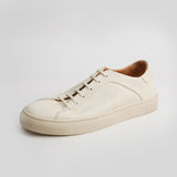 DB0020-1 HORSEHIDE CASUAL WHITE SNEAKERS