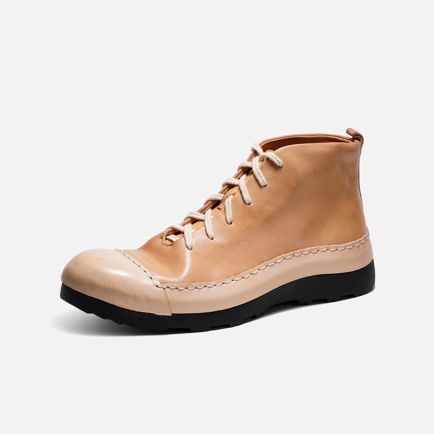 DreamBox Men’s Washed Horsehide High-Top Shoes – Breathable & Comfortable Casual Ankle Boots21254-2