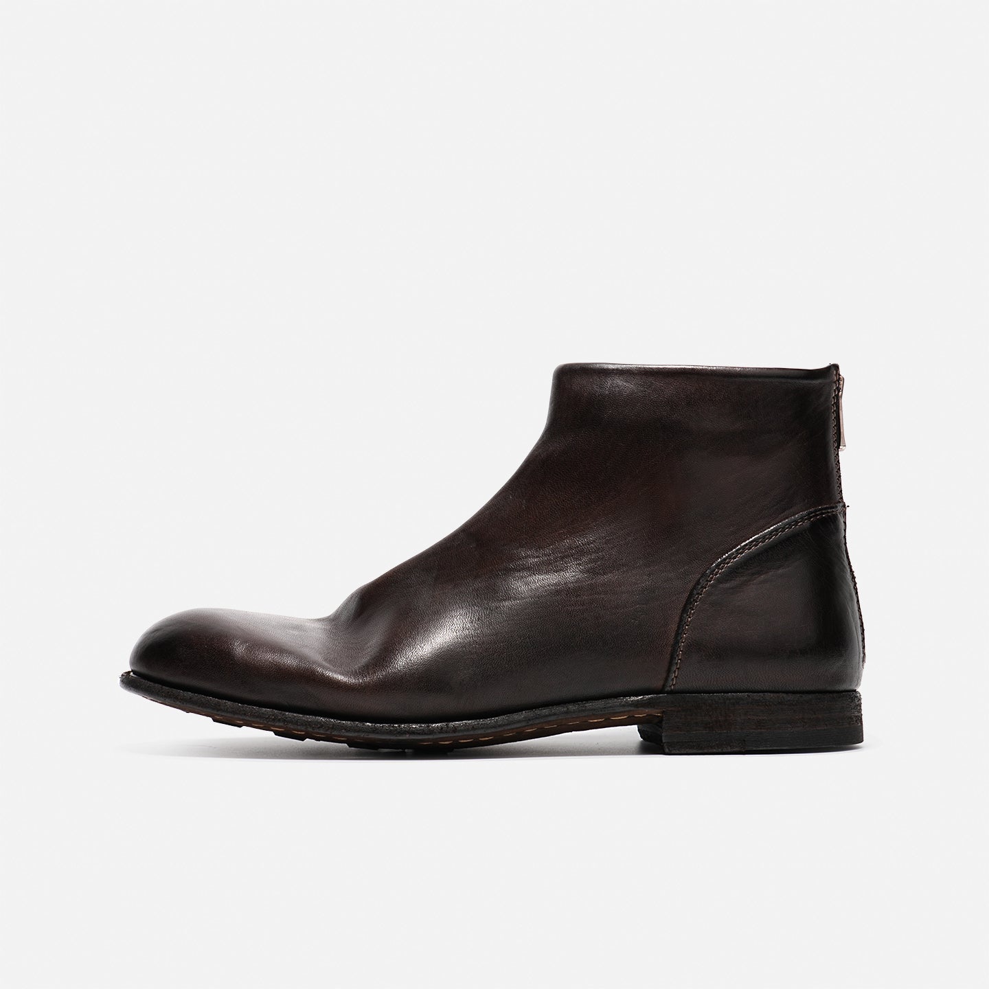 DREAMBOX Minimalist Vibram Leather Boots – Washed Horsehide Ankle Boots for Fall & Winter 5321-2M