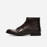 DREAMBOX Minimalist Vibram Leather Boots – Washed Horsehide Ankle Boots for Fall & Winter 5321-2M