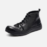 21254-1 MARTIN BOOTS, WASHED HORSE LEATHER MARTIN BOOTS, BRITISH STYLE, VERSATILE WORK BOOTS