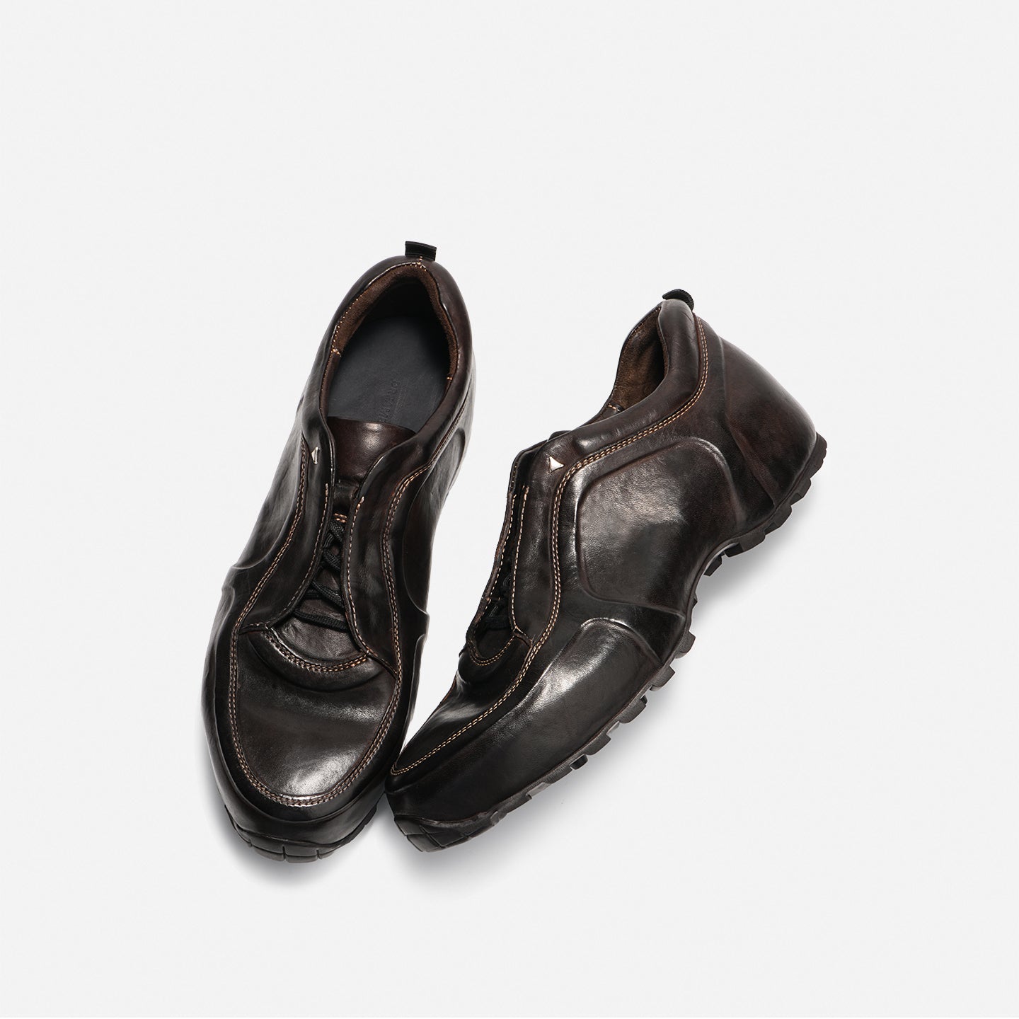 DREAMBOX Premium Horsehide Derby Shoes – Vibram Sole, Breathable Men’s Casual Leather Shoes26415