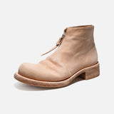 1079-20 Vibram HIGH-END HORSEHIDE MEN'S BOOTS GOODYEAR WELT CHELSEA BOOTS WITH SIDE ZIPPER