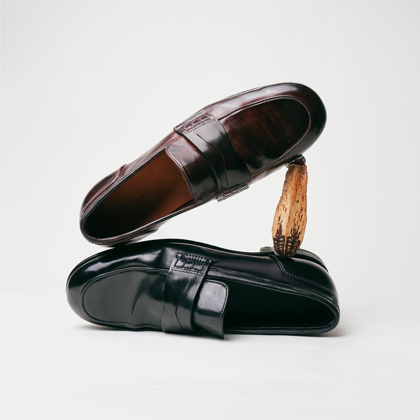 6610 Vibram HORSEHIDE BREATHABLE CASUAL LEATHER SHOES, THIN AND COMFORTABLE LOAFERS