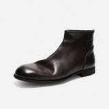 DREAMBOX Minimalist Vibram Leather Boots – Washed Horsehide Ankle Boots for Fall & Winter 5321-2M