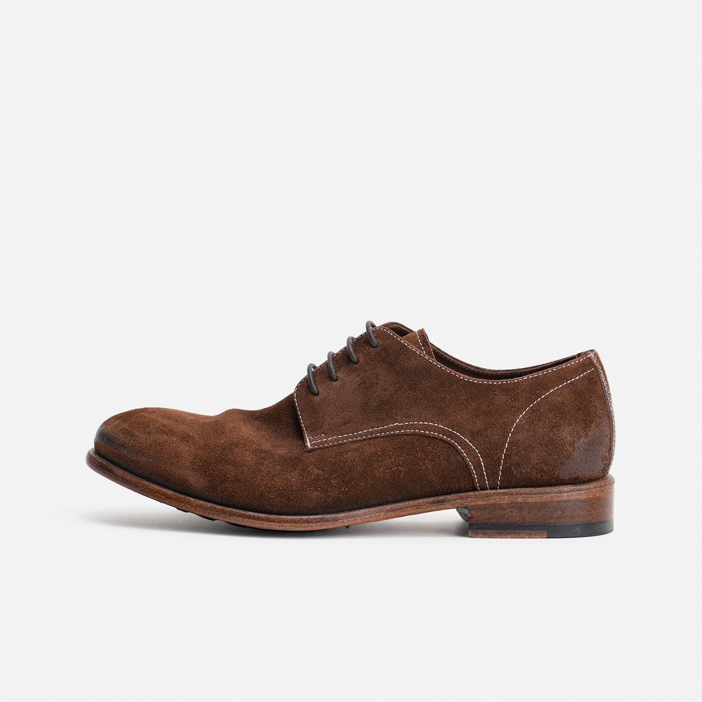 183601 MEN'S STONE-WASHED DERBY CASUAL SNEAKERS, COMFORTABLE TO WEAR AND BREATHABLE
