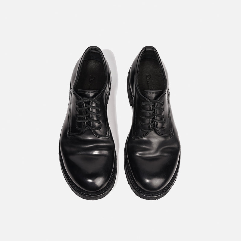 DREAMBOX Vibram 고급 코도반(말 엉덩이 가죽) 소재의 수제 제작 구디이어 웰트 비브람 솔 남성 비즈니스 데르비 캐주얼 가죽 구두 8001L-2G
