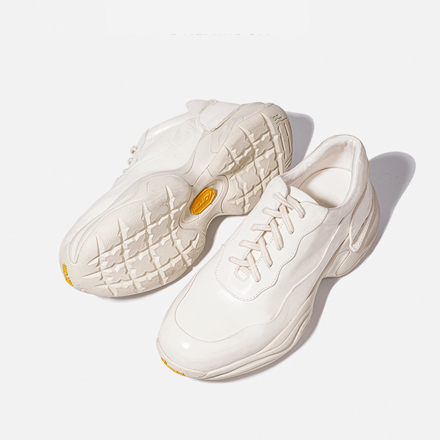 1878-1A HORSEHIDE CHUNKY SOLE DAD SNEAKERS