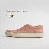DB0020-1 HORSEHIDE CASUAL WHITE SNEAKERS