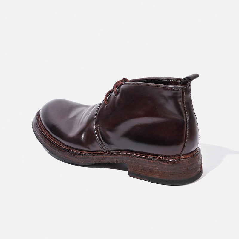 DreamBox Men’s Shell Cordovan Boots – Handmade Goodyear Welted British-Style Leather Boots8017-17